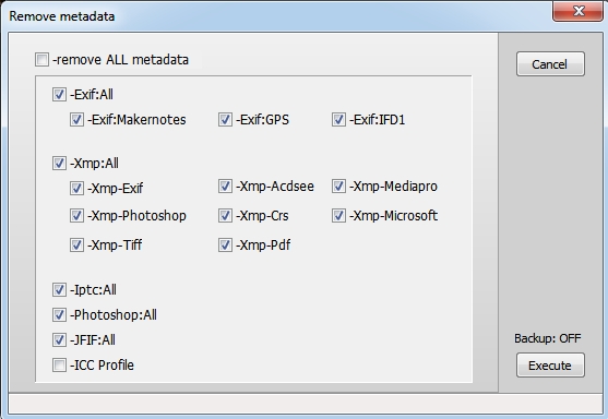 Nazwa:  ExifToolGUI_5_16_okno_remove metadata.jpg
Wyświetleń: 129
Rozmiar:  63,4 KB